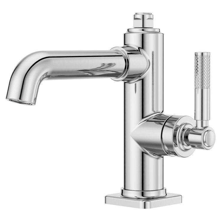 Lavatory Faucet Hillstone 1 Lever ADA WaterSense/CALGreen Polished Chrome 1.2 Gallons per Minute Deck Push and Seal 1 Hole - Image 1
