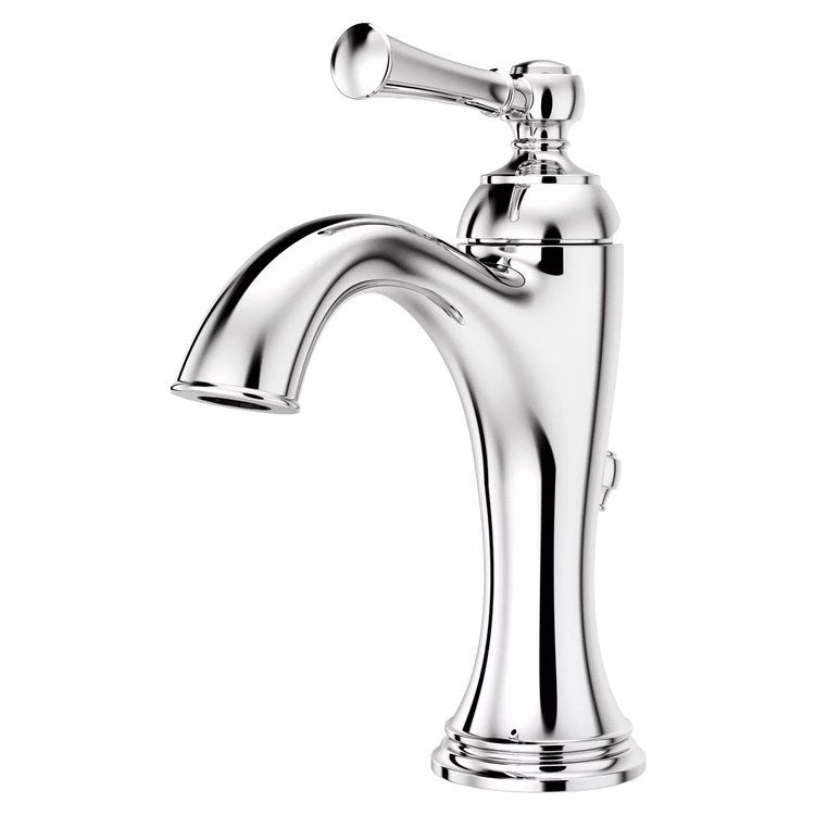 Lavatory Faucet Tisbury 1 Lever ADA WaterSense/CALGreen Polished Chrome 1.2 Gallons per Minute Deck Pop-Up 1/3 Hole - Image 1