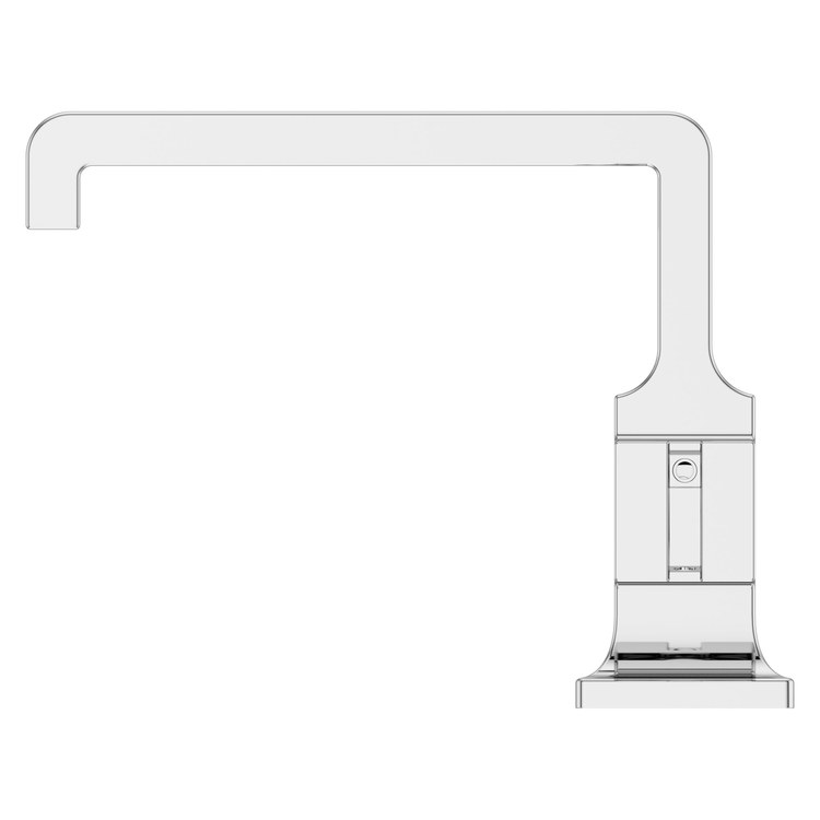 Lavatory Faucet Verve Less Handle WaterSense/CALGreen Polished Chrome 1.2 Gallons per Minute Deck Push and Seal 1 Hole - Image 3