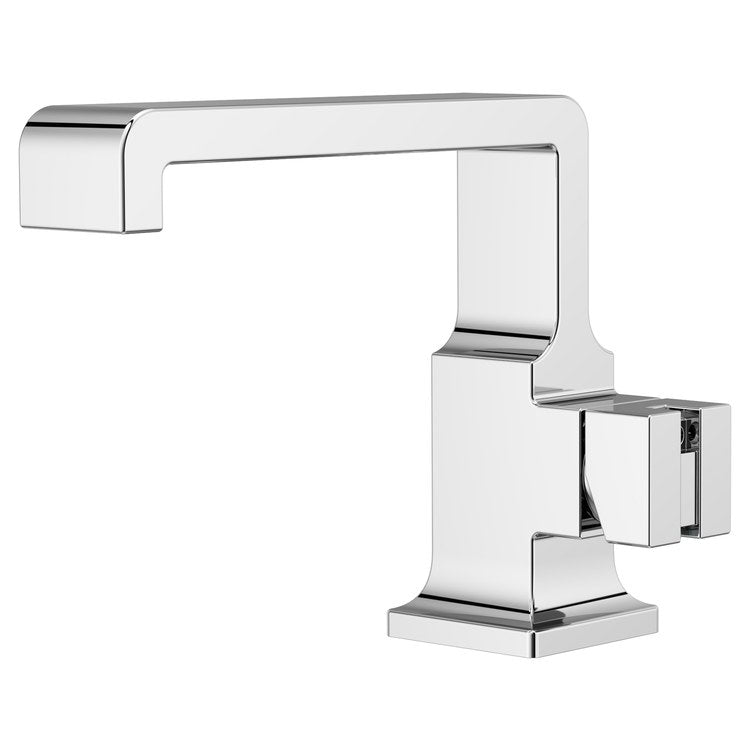 Lavatory Faucet Verve Less Handle WaterSense/CALGreen Polished Chrome 1.2 Gallons per Minute Deck Push and Seal 1 Hole - Image 1