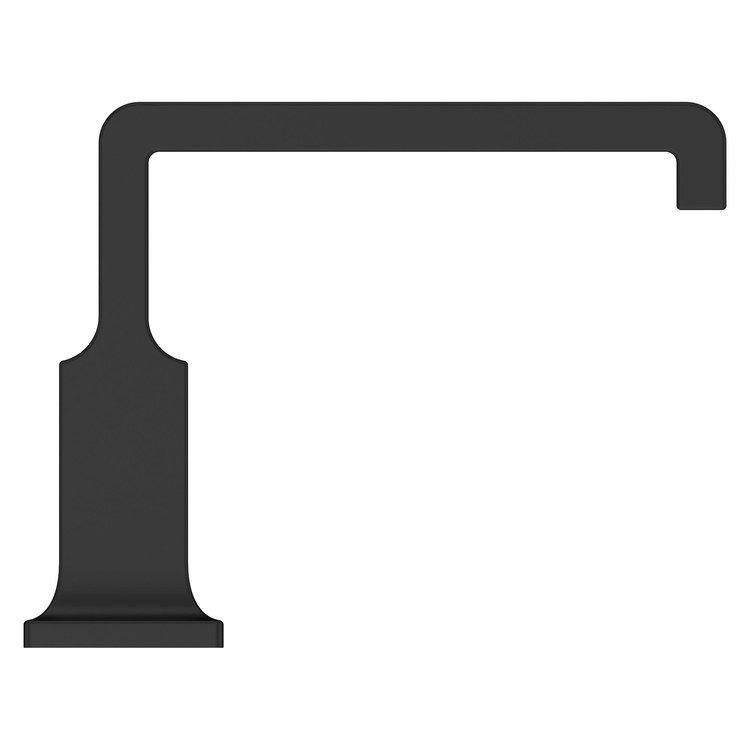 Lavatory Faucet Verve Less Handle WaterSense/CALGreen Matte Black 1.2 Gallons per Minute Deck Push and Seal 1 Hole - Image 2