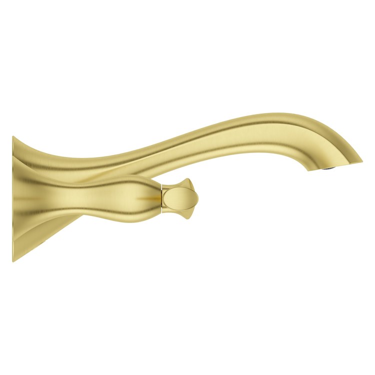 Lavatory Trim Rhen Wall Mount 2 Lever Brushed Gold WaterSense/CALGreen ADA 1.2 Gallons per Minute - Image 3