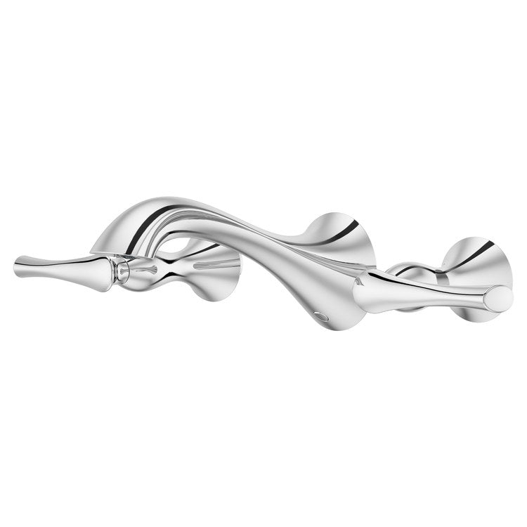 Lavatory Trim Rhen Wall Mount 2 Lever Polished Chrome WaterSense/CALGreen ADA 1.2 Gallons per Minute