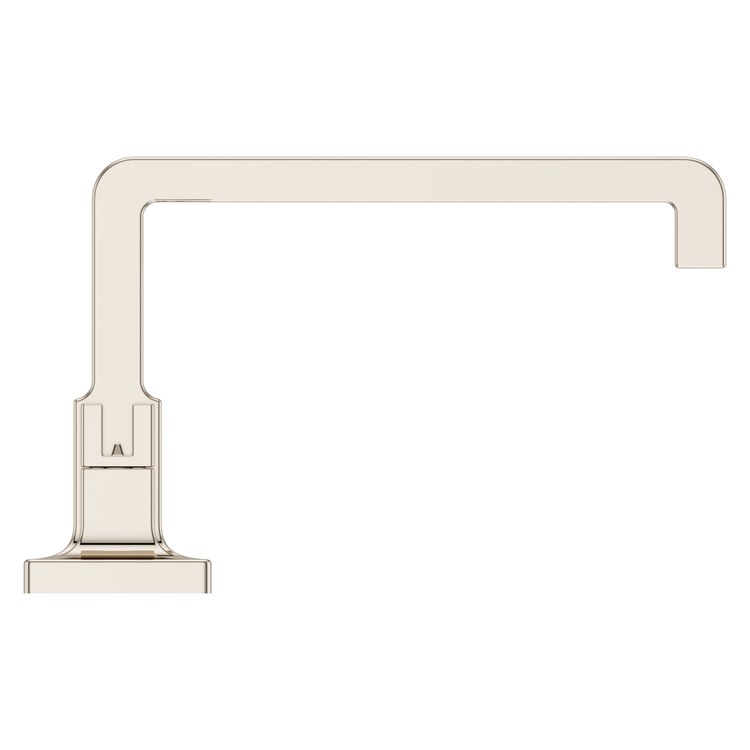 Lavatory Faucet Verve Widespread 8 to 15 Inch Spread Less Handle WaterSense/CALGreen Polished Nickel 1.2 Gallons per Minute Deck Low Spout Push and Seal 3 Hole - Image 2