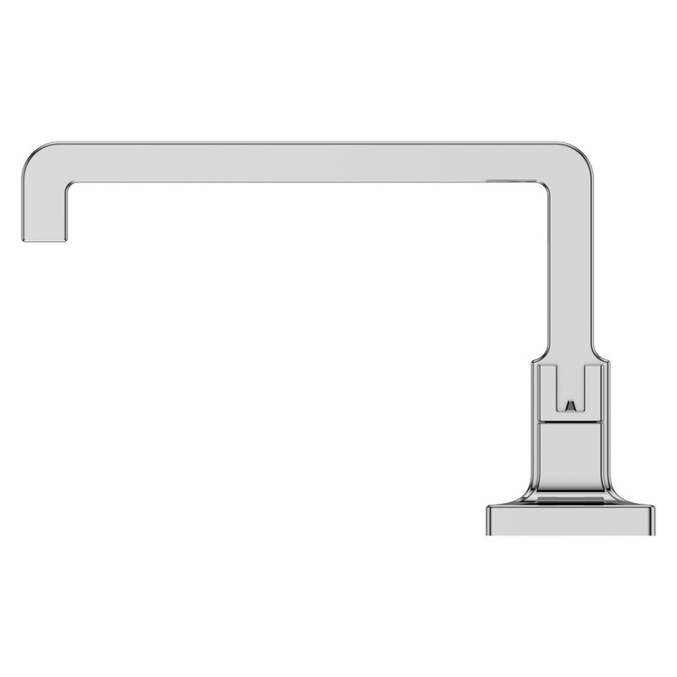 Lavatory Faucet Verve Widespread 8 to 15 Inch Spread Less Handle WaterSense/CALGreen Polished Chrome 1.2 Gallons per Minute Deck Low Spout Push and Seal 3 Hole - Image 3