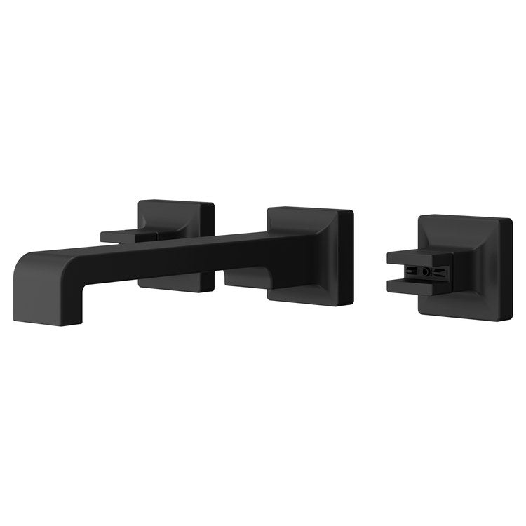 Lavatory Trim Verve Wall Mount Less Handle Matte Black WaterSense/CALGreen 1.2 Gallons per Minute - Image 1