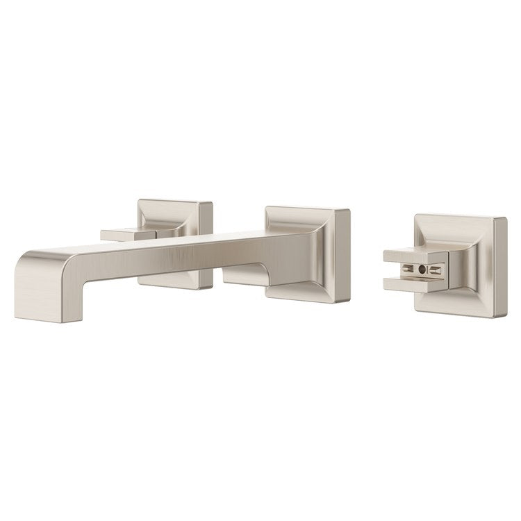 Lavatory Trim Verve Wall Mount Less Handle Brushed Nickel WaterSense/CALGreen 1.2 Gallons per Minute