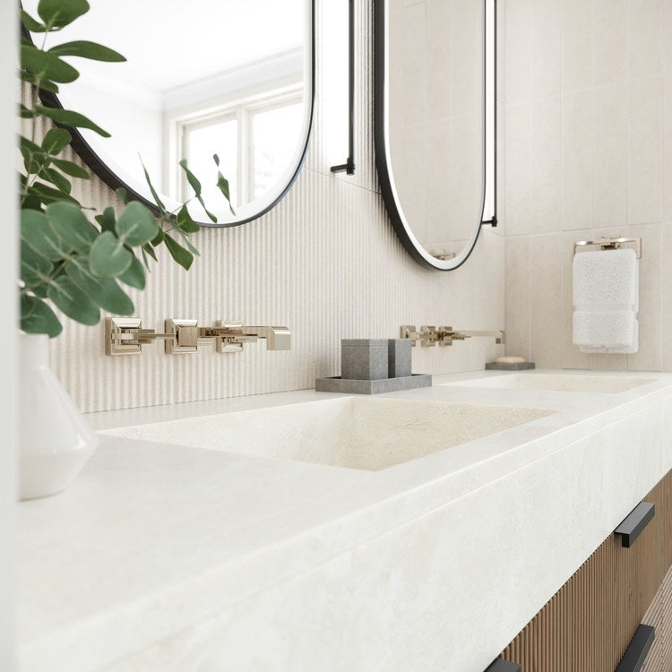 Lavatory Trim Verve Wall Mount Less Handle Polished Nickel WaterSense/CALGreen 1.2 Gallons per Minute - Image 2