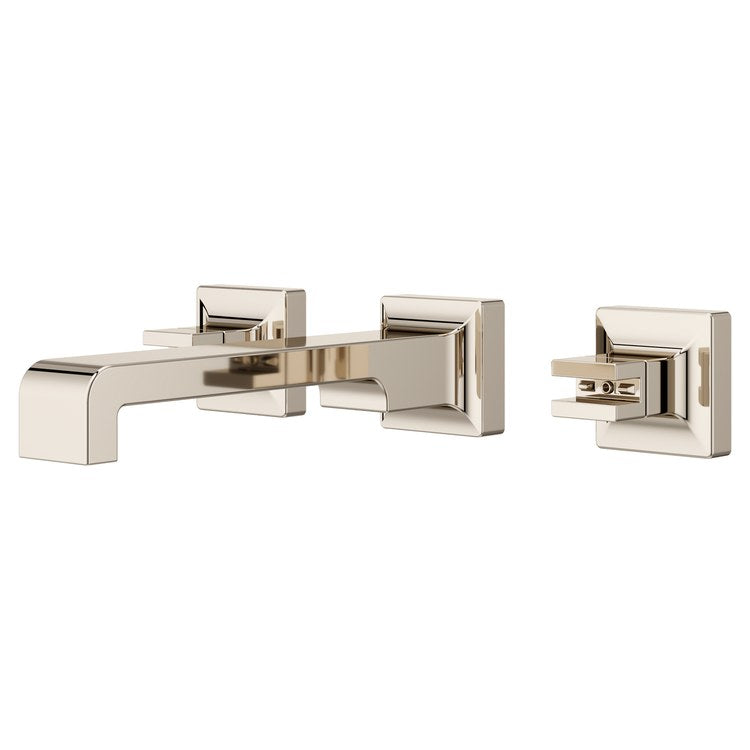 Lavatory Trim Verve Wall Mount Less Handle Polished Nickel WaterSense/CALGreen 1.2 Gallons per Minute