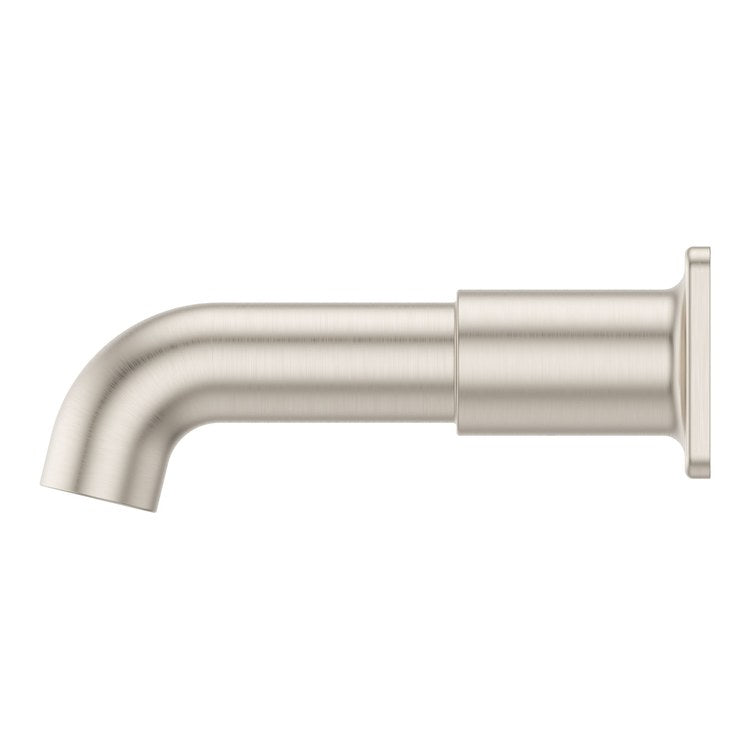 Tub Spout Transitional Square Non-Diverter Brushed Nickel Metal 1/2-14 Inch NPT - Image 2