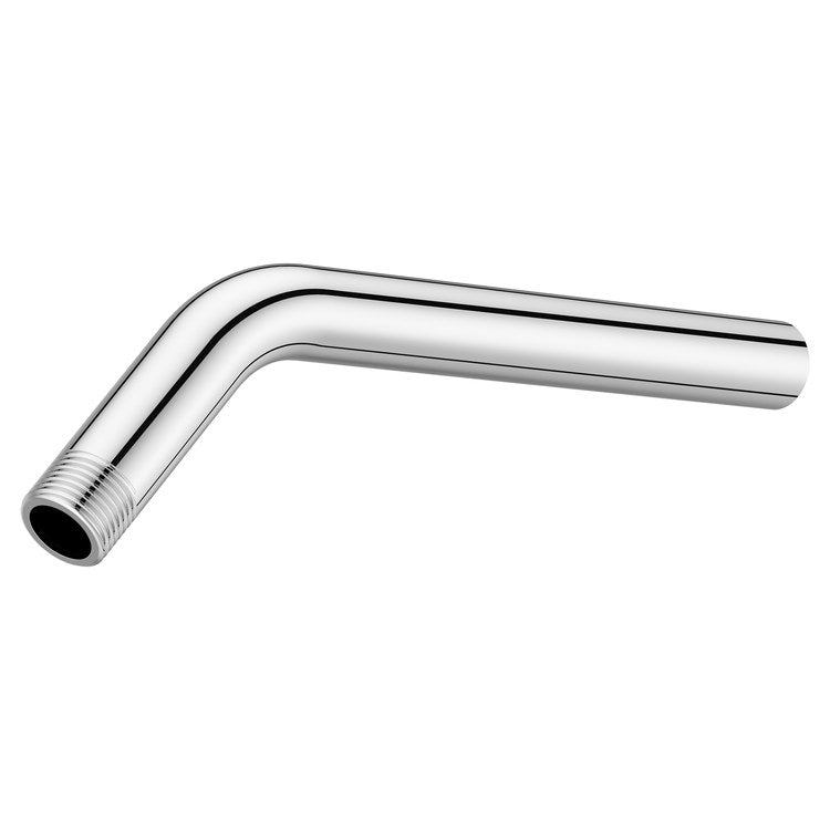 Shower Arm Curved Less Flange Polished Chrome 9 Inch Brass Wall