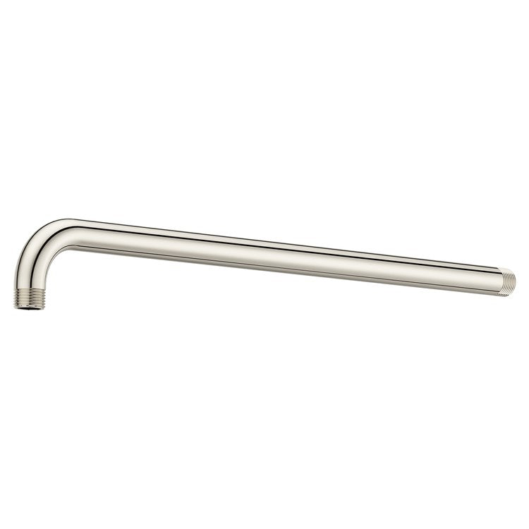 Shower Arm Straight Less Flange Polished Nickel 18 Inch Brass Wall - Image 1