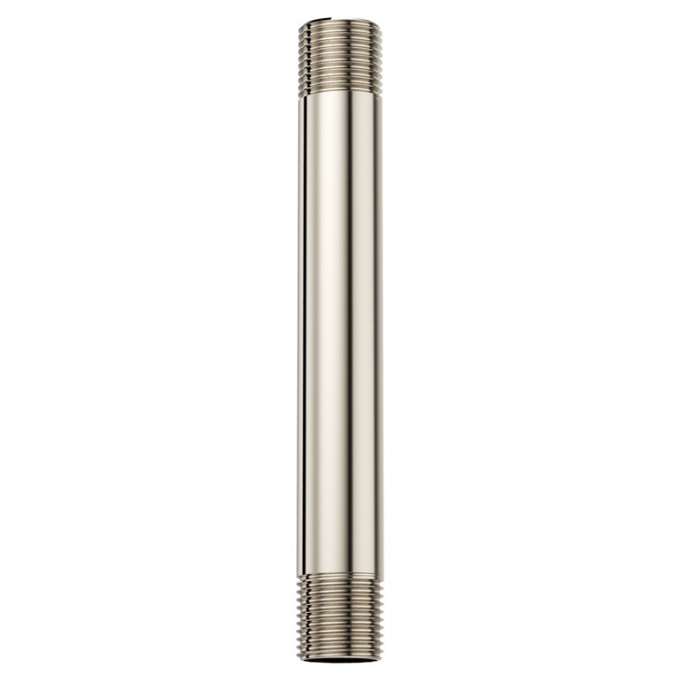 Shower Arm Less Flange Polished Nickel 6 Inch Brass Ceiling