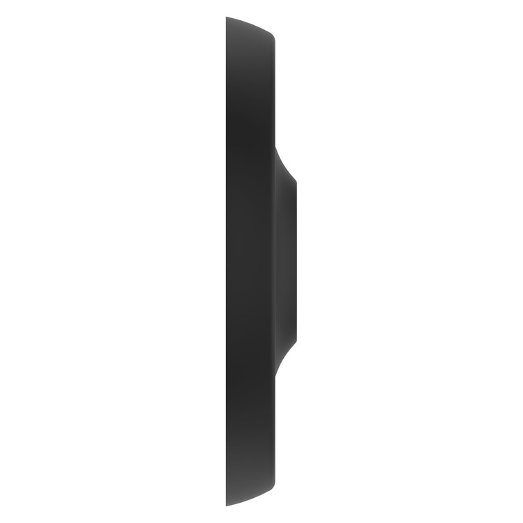 Shower Arm Flange Transitional Round Matte Black 2-3/4 Inch Metal - Image 3