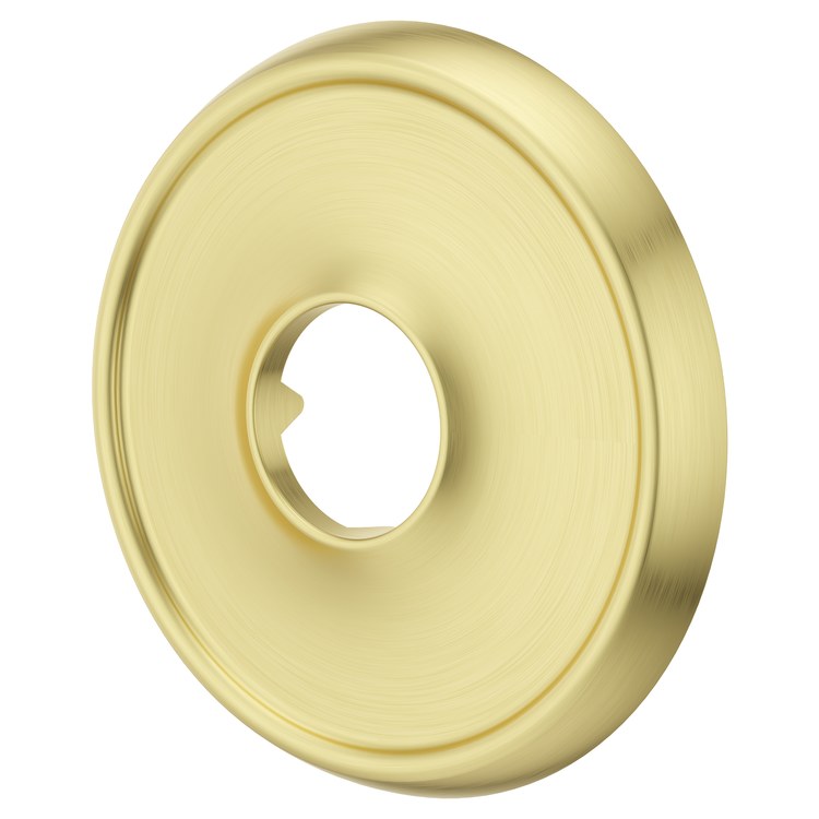 Shower Arm Flange Transitional Round Brushed Gold 2-3/4 Inch Metal