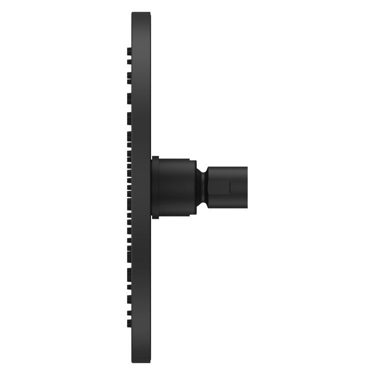 Showerhead 1 Functions Modern Raincan Matte Black 7-7/8 Inch 1.75 Gallons per Minute Round for 1/2 IN Shower Arm - Image 3