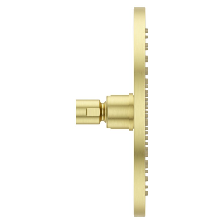 Showerhead 1 Functions Modern Raincan Brushed Gold 7-7/8 Inch 1.75 Gallons per Minute Round for 1/2 IN Shower Arm - Image 2