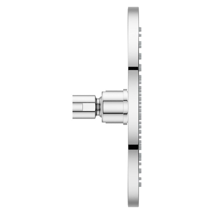Showerhead 1 Functions Modern Raincan Polished Chrome 7-7/8 Inch 1.75 Gallons per Minute Round for 1/2 IN Shower Arm - Image 2