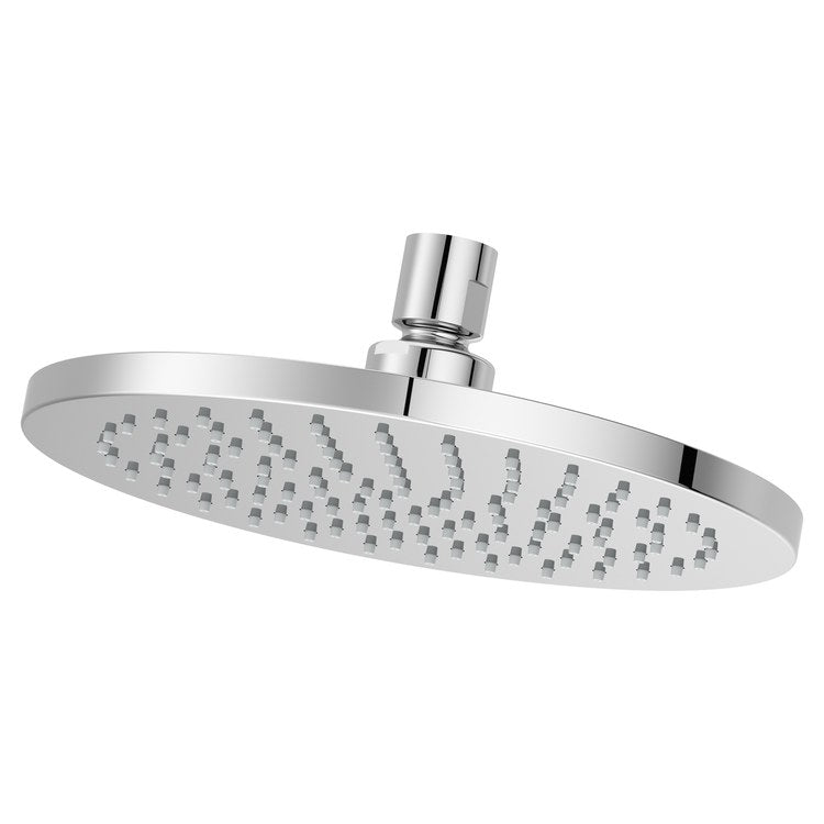 Showerhead 1 Functions Modern Raincan Polished Chrome 7-7/8 Inch 1.75 Gallons per Minute Round for 1/2 IN Shower Arm - Image 1