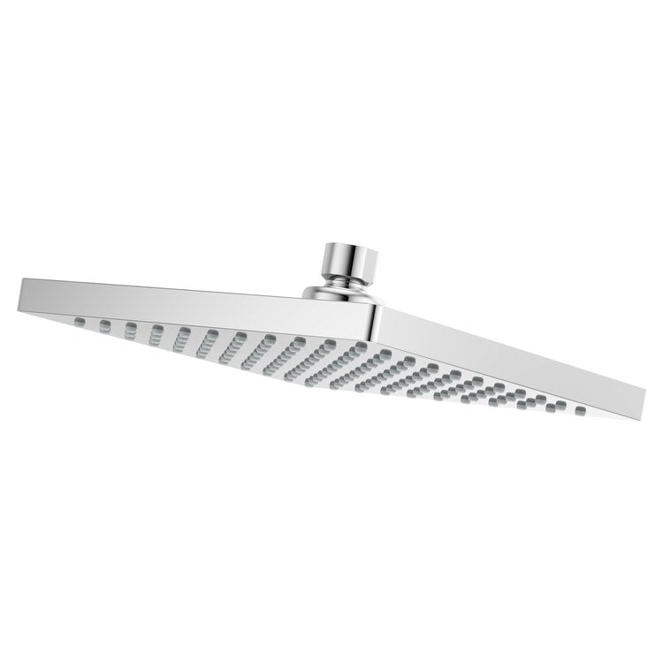 Showerhead 1 Functions Modern Raincan Polished Chrome 7-15/16 Inch 1.75 Gallons per Minute Square Ceiling/Wall for 1/2 IN Straight Shower Arm - Image 1