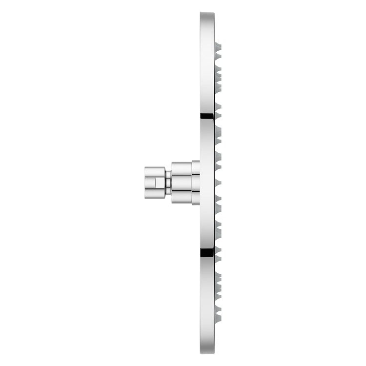 Showerhead 1 Functions Modern Raincan Polished Chrome 10 Inch 1.75 Gallons per Minute Round Ceiling/Wall for 1/2 IN Straight Shower Arm - Image 2
