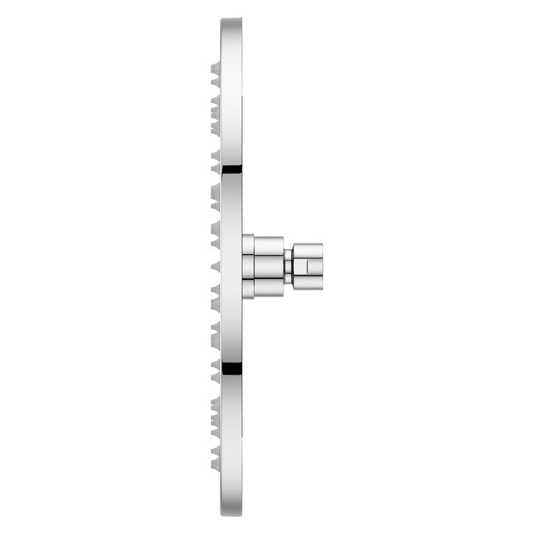 Showerhead 1 Functions Modern Raincan Polished Chrome 10 Inch 1.75 Gallons per Minute Round Ceiling/Wall for 1/2 IN Straight Shower Arm - Image 3