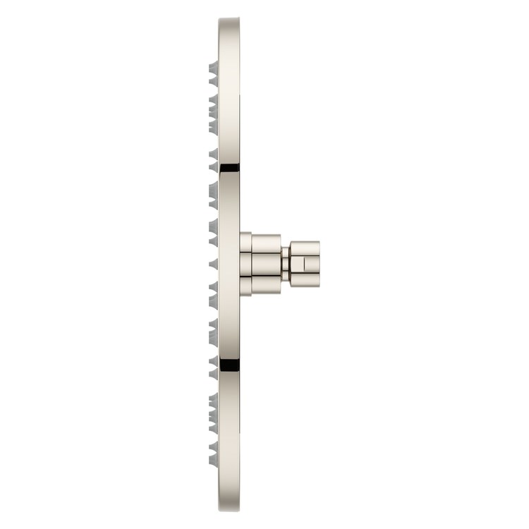 Showerhead 1 Functions Modern Raincan Polished Nickel 10 Inch 1.75 Gallons per Minute Round Ceiling/Wall for 1/2 IN Straight Shower Arm - Image 3