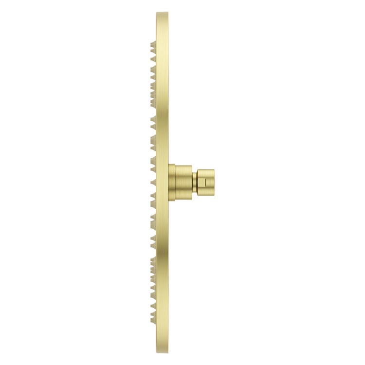 Showerhead 1 Functions Modern Raincan Brushed Gold 12 Inch 1.75 Gallons per Minute Round Ceiling/Wall for 1/2 IN Straight Shower Arm - Image 3