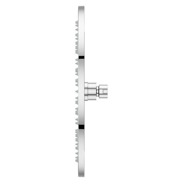 Showerhead 1 Functions Modern Raincan Polished Chrome 12 Inch 1.75 Gallons per Minute Round Ceiling/Wall for 1/2 IN Straight Shower Arm - Image 3