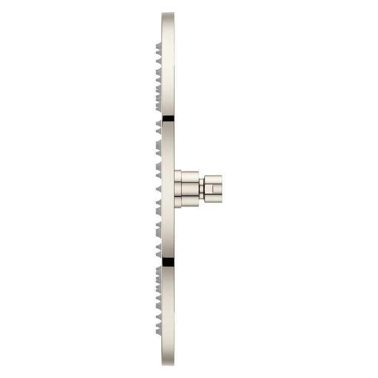 Showerhead 1 Functions Modern Raincan Polished Nickel 12 Inch 1.75 Gallons per Minute Round Ceiling/Wall for 1/2 IN Straight Shower Arm - Image 3