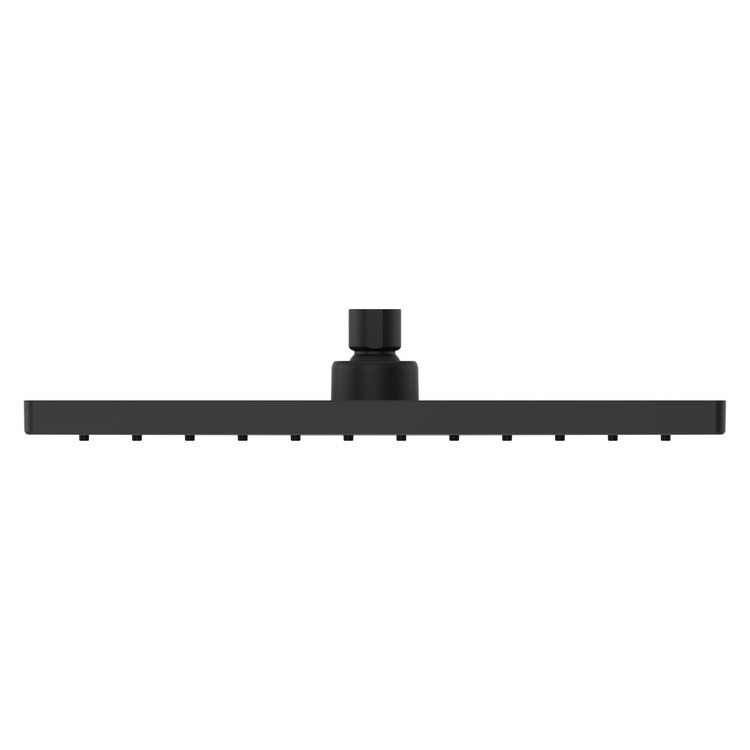 Showerhead 1 Functions Modern Raincan Matte Black 12 Inch 1.75 Gallons per Minute Square Ceiling/Wall for 1/2 IN Straight Shower Arm - Image 2