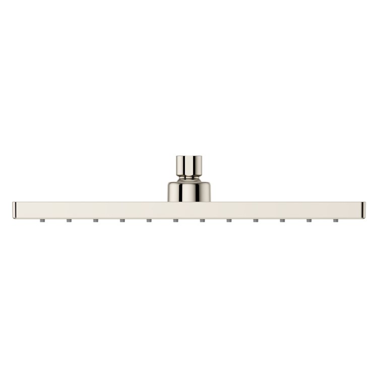 Showerhead 1 Functions Modern Raincan Polished Nickel 12 Inch 1.75 Gallons per Minute Square Ceiling/Wall for 1/2 IN Straight Shower Arm - Image 2