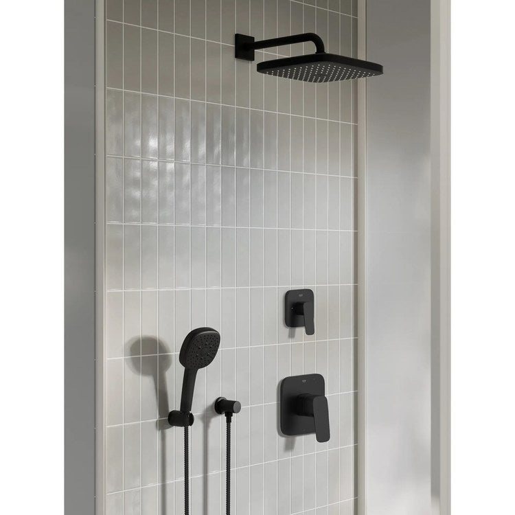 Diverter Trim Cubeo Square 2 Functions Matte Black 1 Lever cUPC ADA - Image 2