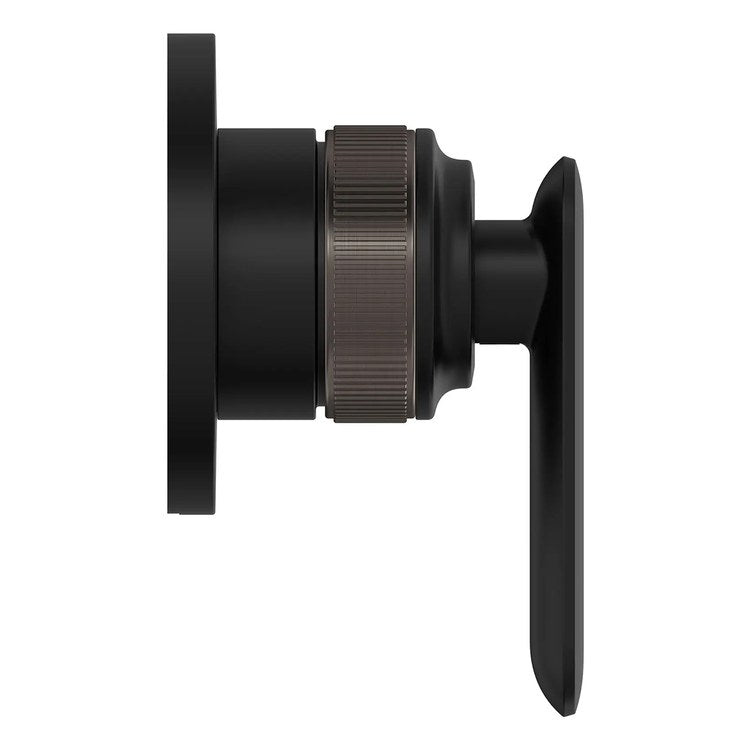 Diverter Trim Listra Round 3 Functions Matte Black 1 Lever cUPC ADA - Image 2