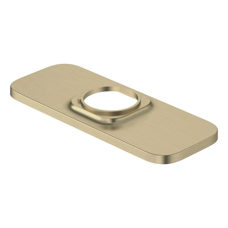 Escutcheon Cubeo Brushed Nickel Infinity Metal for Single Hole Lavatory Faucet