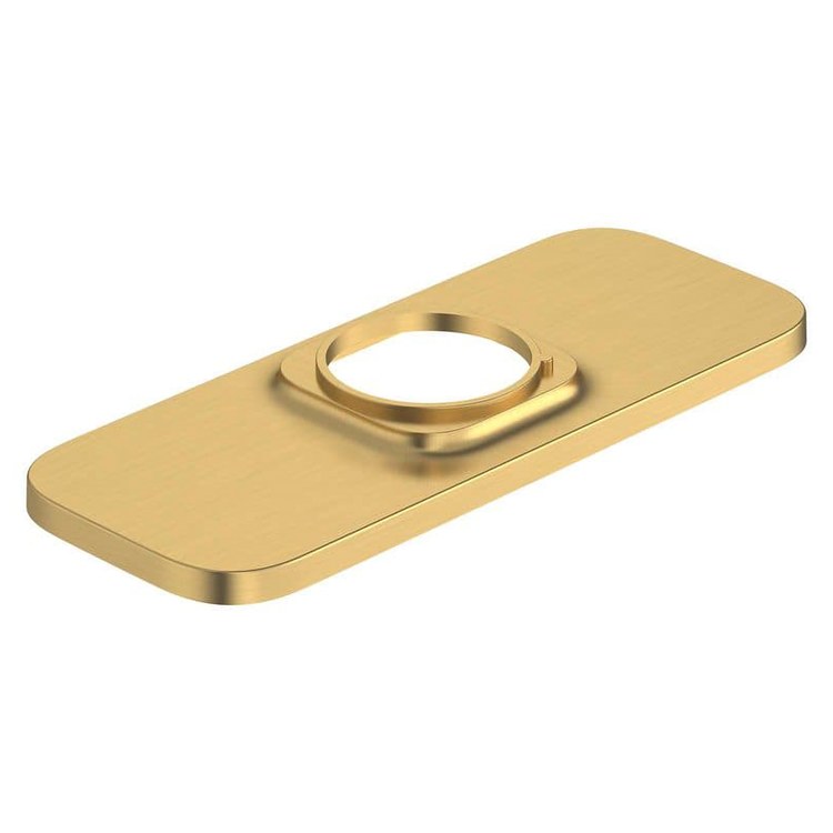 Escutcheon Cubeo Brushed Cool Sunrise Metal for Single Hole Lavatory Faucet