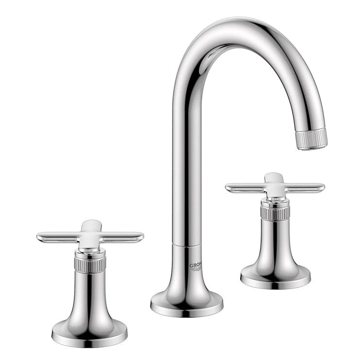 Handle Kit Listra Metal 2 Cross StarLight Chrome for Listra 8 Inch Widespread Faucet 106221 and Wall-Mount Faucet 106216