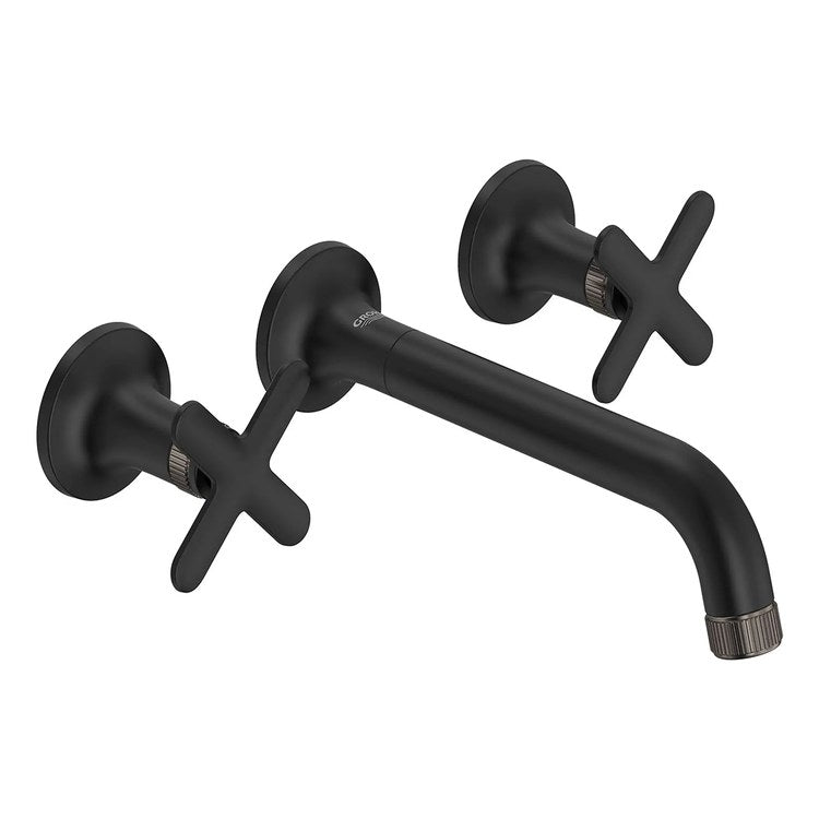 Handle Kit Listra Metal 2 Cross Matte Black for Listra 8 Inch Widespread Faucet 106221 and Wall-Mount Faucet 106216 - Image 3