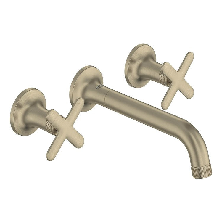 Handle Kit Listra Metal 2 Cross Brushed Nickel Infinity for Listra 8 Inch Widespread Faucet 106221 and Wall-Mount Faucet 106216 - Image 3