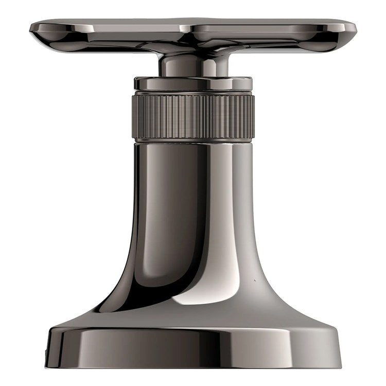 Handle Kit Listra Metal 2 Cross Hard Graphite for Roman Tub Filler 106261 - Image 2