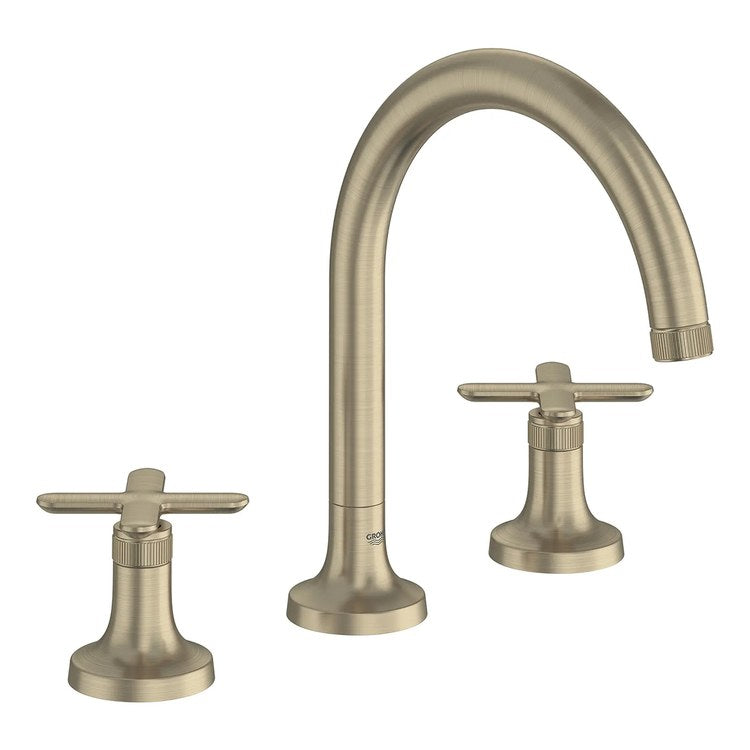Handle Kit Listra Metal 2 Cross Brushed Nickel Infinity for Roman Tub Filler 106261 - Image 3
