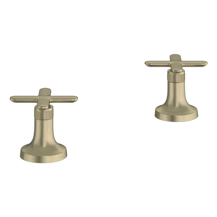Handle Kit Listra Metal 2 Cross Brushed Nickel Infinity for Roman Tub Filler 106261