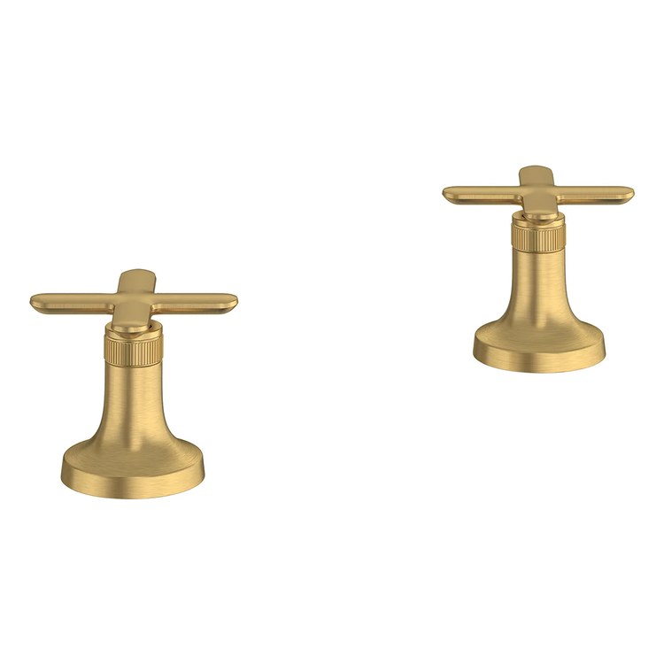 Handle Kit Listra Metal 2 Cross Brushed Cool Sunrise for Roman Tub Filler 106261