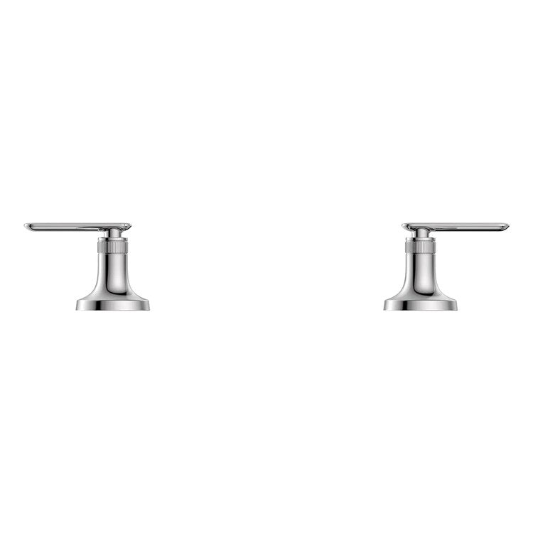 Handle Kit Listra Metal 2 Lever StarLight Chrome ADA for Listra Deck Mount Tub Filler - Image 2