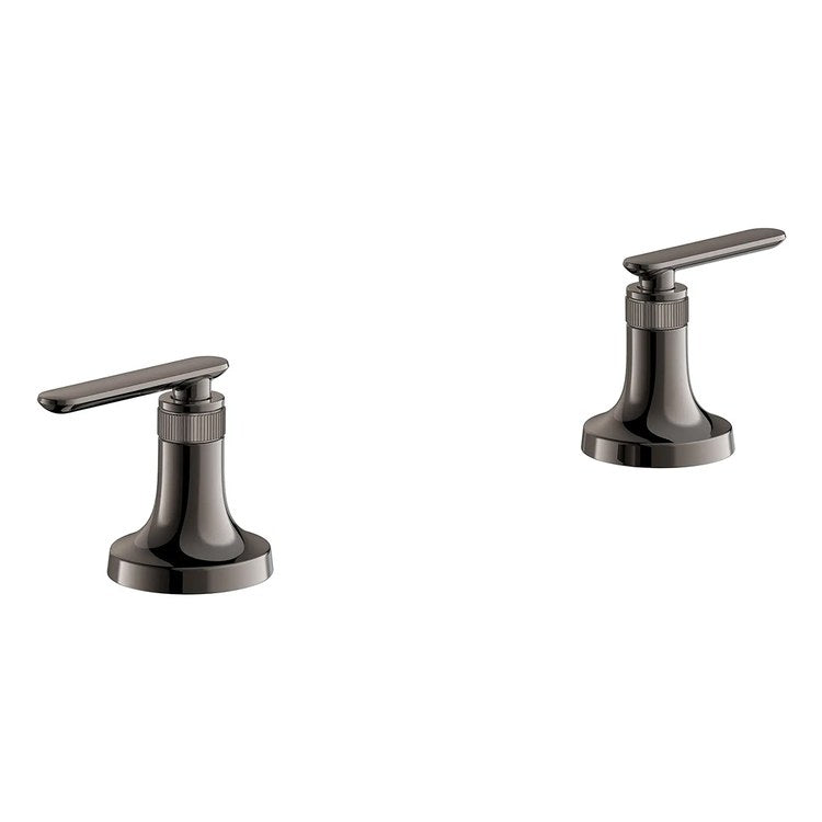 Handle Kit Listra Metal 2 Lever Hard Graphite ADA for Listra Deck Mount Tub Filler