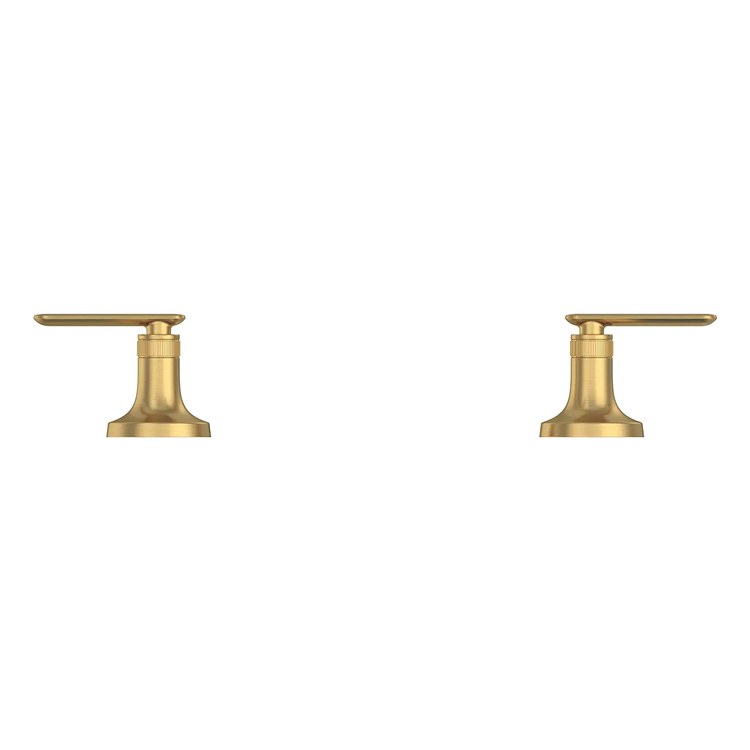 Handle Kit Listra Metal 2 Lever Brushed Cool Sunrise ADA for Listra Deck Mount Tub Filler - Image 2