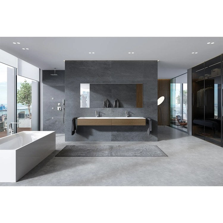 Diverter Trim Allure New Square 3 Functions Matte Black 1 Lever cUPC ADA - Image 2