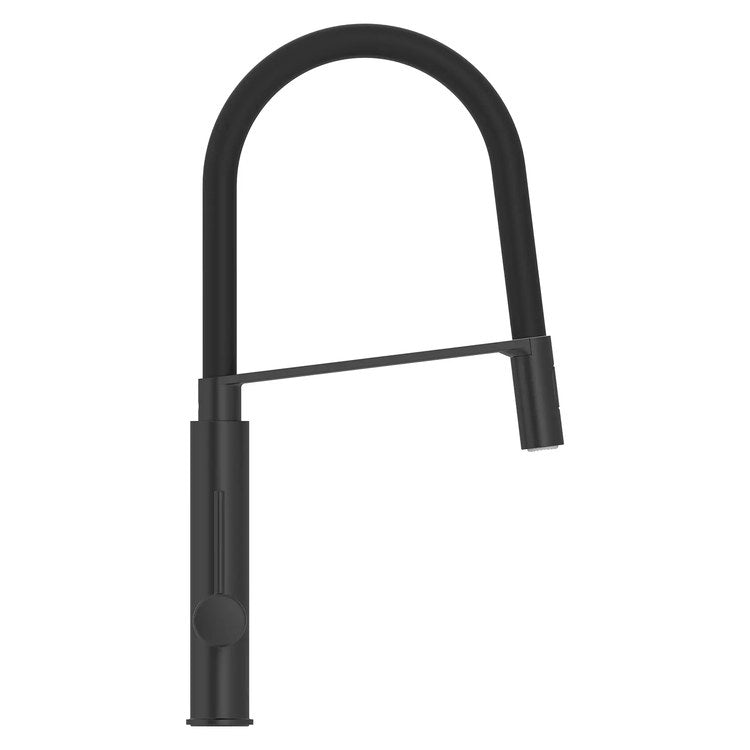 Kitchen Faucet Concetto Semi-Pro 1 Lever ADA CALGreen Matte Black Dual Function Pull-Down 360 DEG Swivel 1 Hole Deck SilkMove 1.75 Gallons per Minute - Image 3