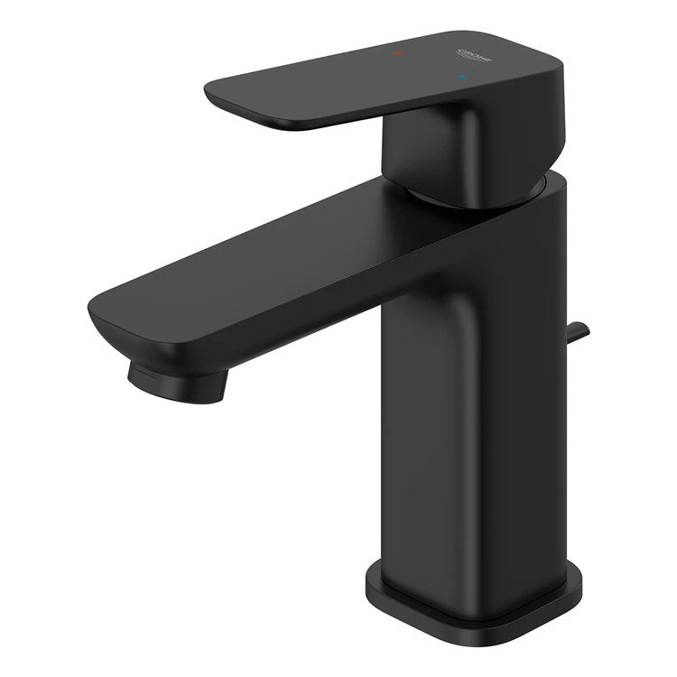 Lavatory Faucet Cubeo Small 1 Lever ADA WaterSense/cUPC Matte Black 1.2 Gallons per Minute Deck Rigid Lift Rod 1 Hole SilkMove/EcoJoy - Image 2