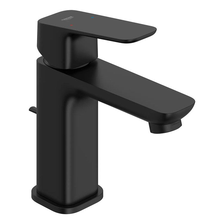 Lavatory Faucet Cubeo Small 1 Lever ADA WaterSense/cUPC Matte Black 1.2 Gallons per Minute Deck Rigid Lift Rod 1 Hole SilkMove/EcoJoy - Image 3